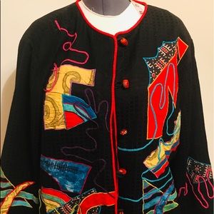 This Artistic Asian inspired jacket takes all of